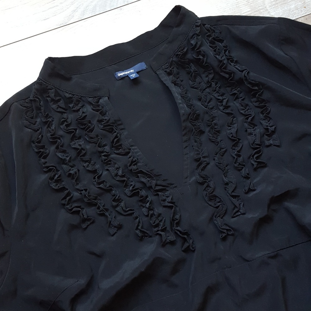 Gap maternity dress black